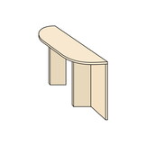 Стол-приставка к двум столам