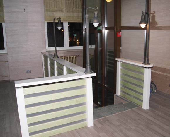 Перила входная группа